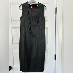 spanx Black faux leather Dress